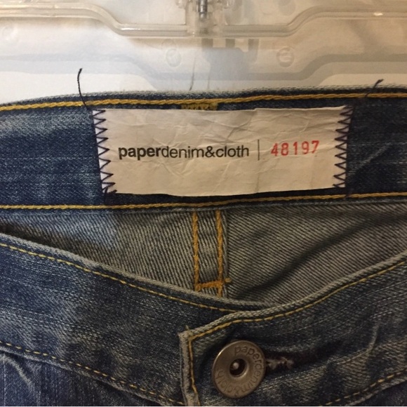 Mens Distresses Paper Denim & Cloth Jeans waist 34 - Picture 3 of 7